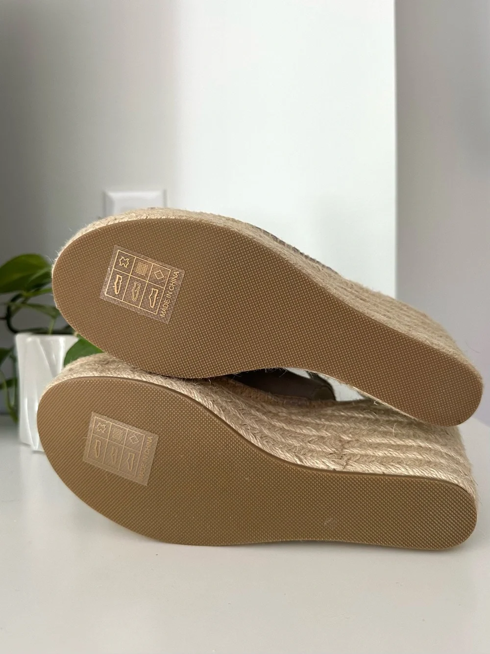 NEW! SOLUDOS Sevilla Espadrille Slingback Platform Wedge Sandals Gray Size 10